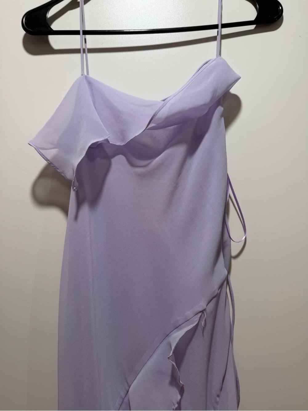 Mango Lavender Ruffle Slip Gown - Picture 3 of 6